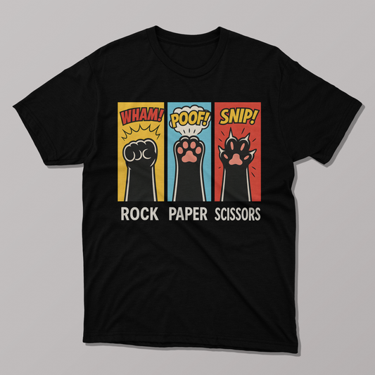 Rock, Paper, Scissors Funny T-shirt