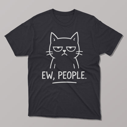 Ew, people Funny Cat T-shirt