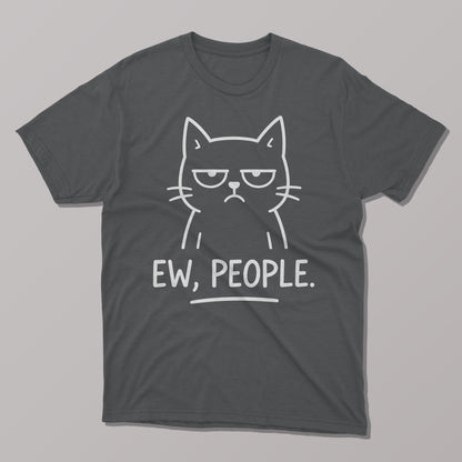 Ew, people Funny Cat T-shirt