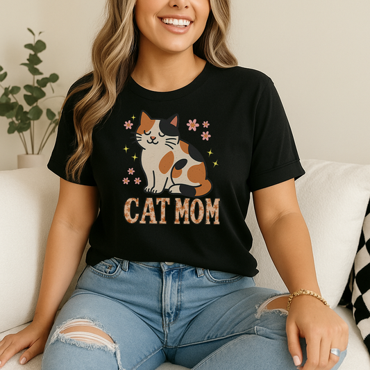 Cat Mom T-shirt