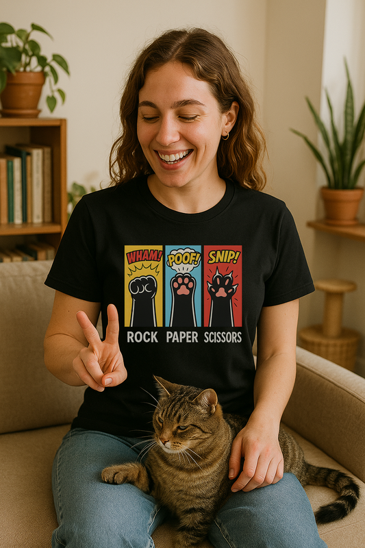 Rock, Paper, Scissors Funny T-shirt